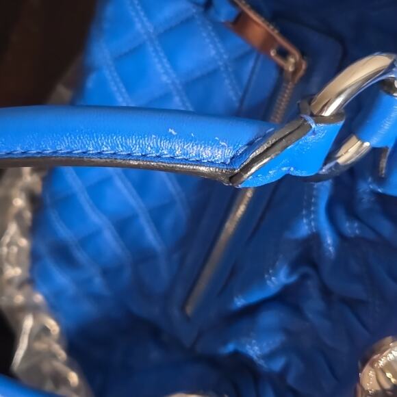Y2k Marc Jacobs Blue Quilted Stam Purse - Picture 14 of 15